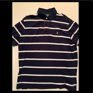 Polo Ralph Lauren Men XL Blue with White Stripes